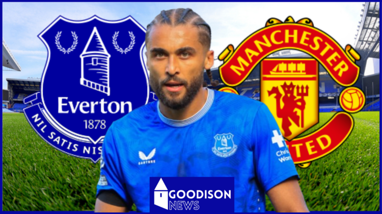 Picture of Everton striker Dominic Calvert-Lewin