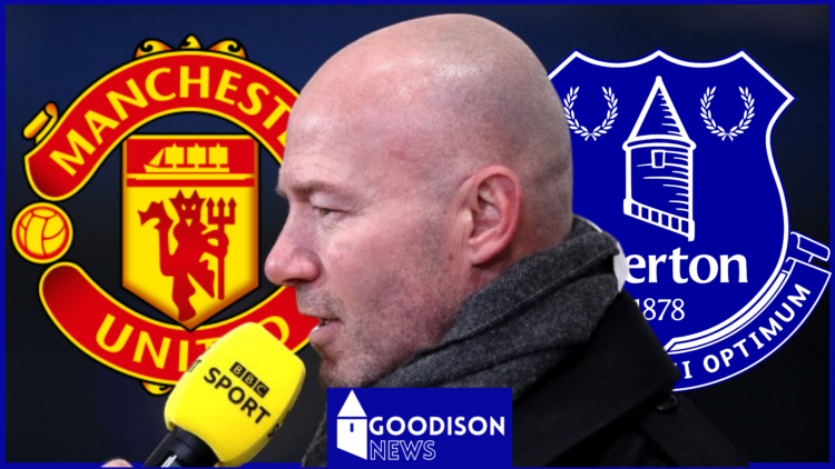 Everton badge, Man Utd badge, Alan Shearer