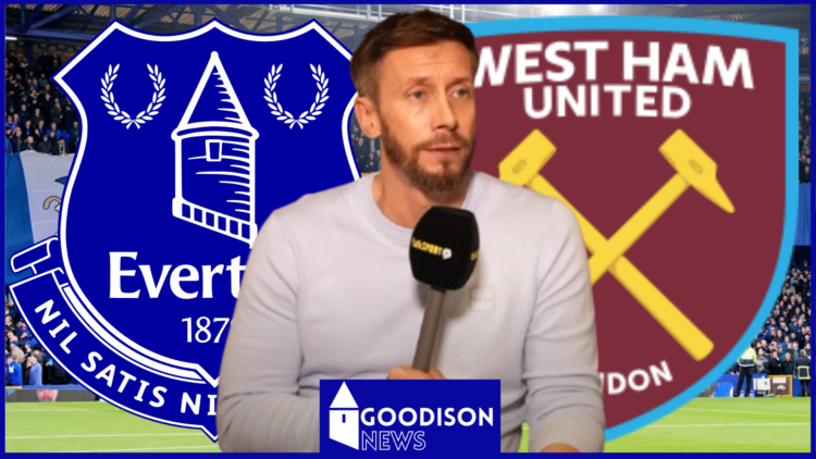Sam Matterface, Everton badge, West Ham United badge