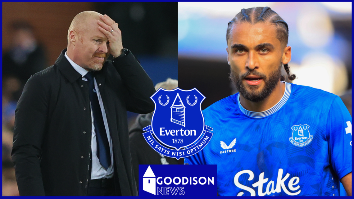 Sean Dyche, Dominic Calvert-Lewin, Everton badge