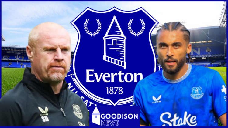 Sean Dyche, Dominic Calvert-Lewin, Everton badge