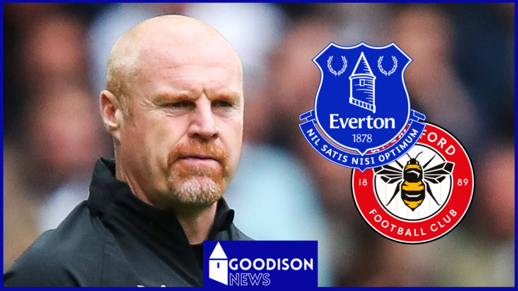 Sean Dyche, Everton badge, Brentford badge