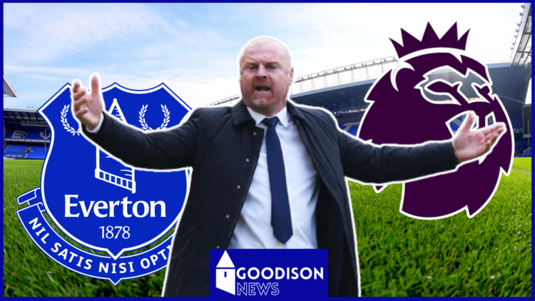 Sean Dyche, Everton badge, Premier League badge