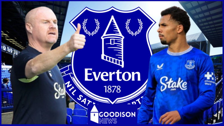 Sean Dyche, Iliman Ndiaye, Everton badge