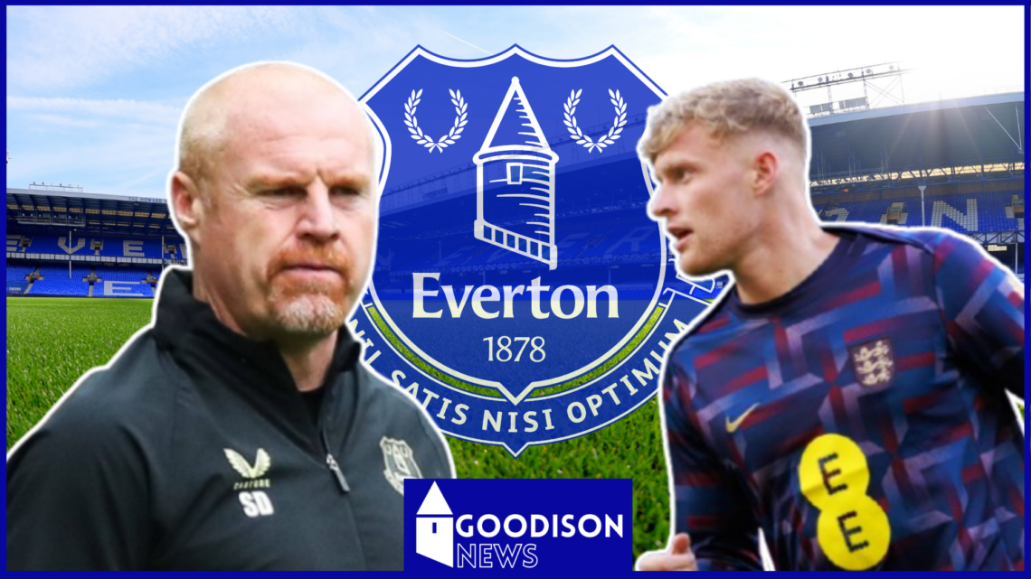 Sean Dyche, Jarrad Branthwaite, Everton badge