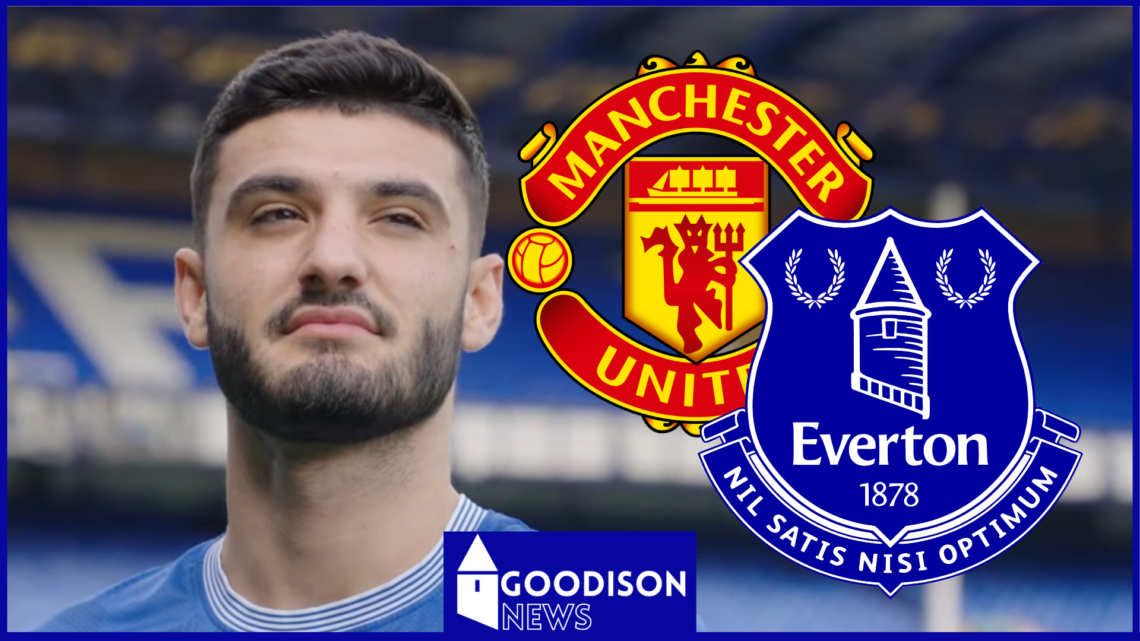 Armando Broja Everton Manchester United badges