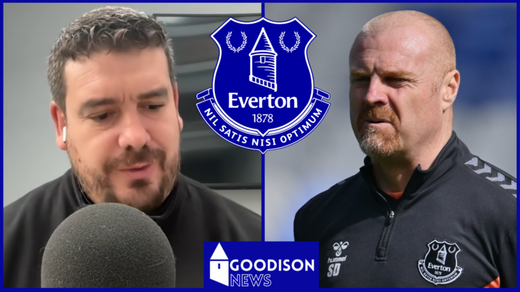 Alex Crook, Sean Dyche, Everton badge