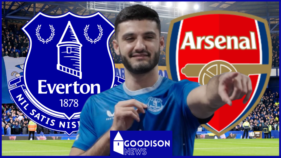 Armando Broja, Everton badge, Arsenal badge