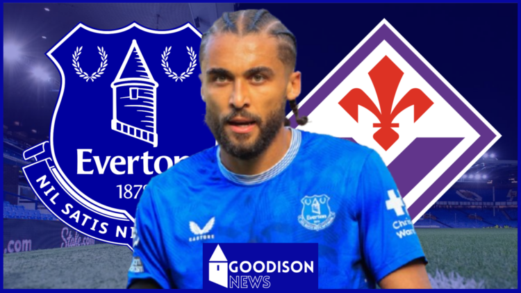 Dominic Calvert-Lewin, Everton badge, Fiorentina badge