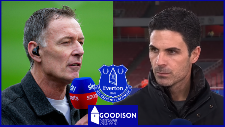 Chris Sutton, Mikel Arteta, Everton badge