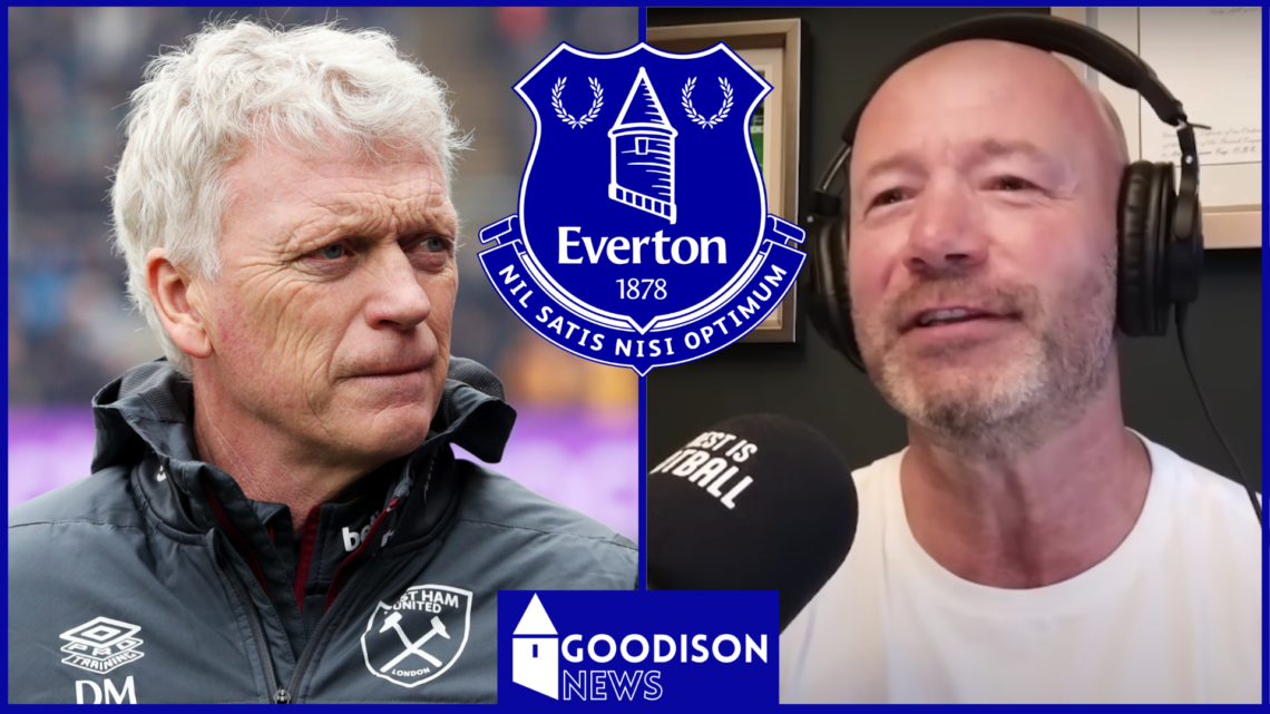David Moyes, Alan Shearer, Everton badge