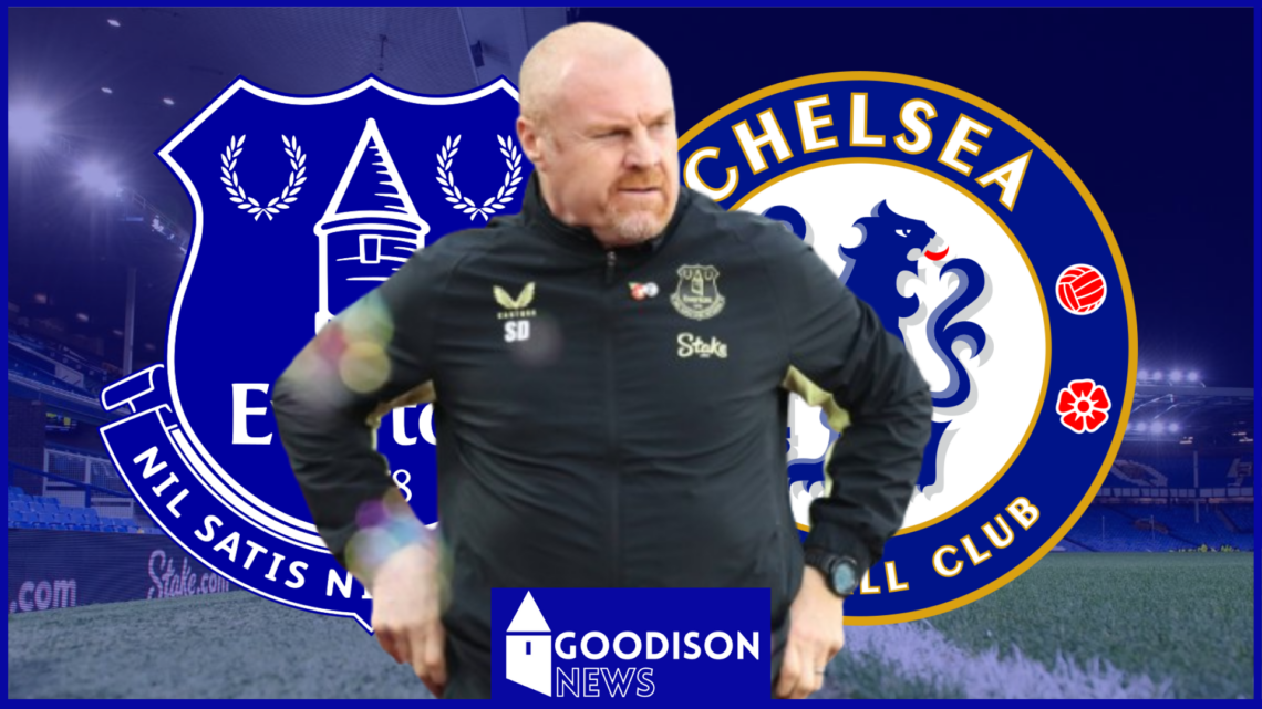 Sean Dyche, Everton badge, Chelsea badge