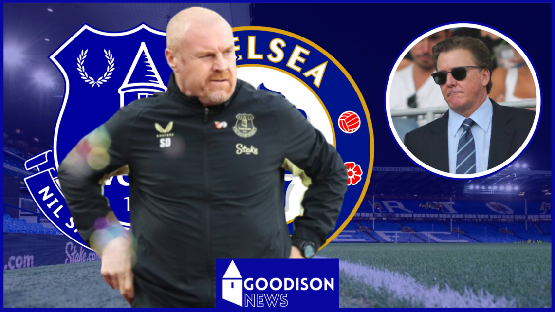 Sean Dyche, Dan Friedkin, Everton badge, Chelsea badge