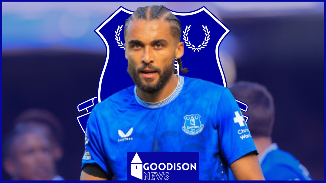 Everton striker Dominic Calvert-Lewin