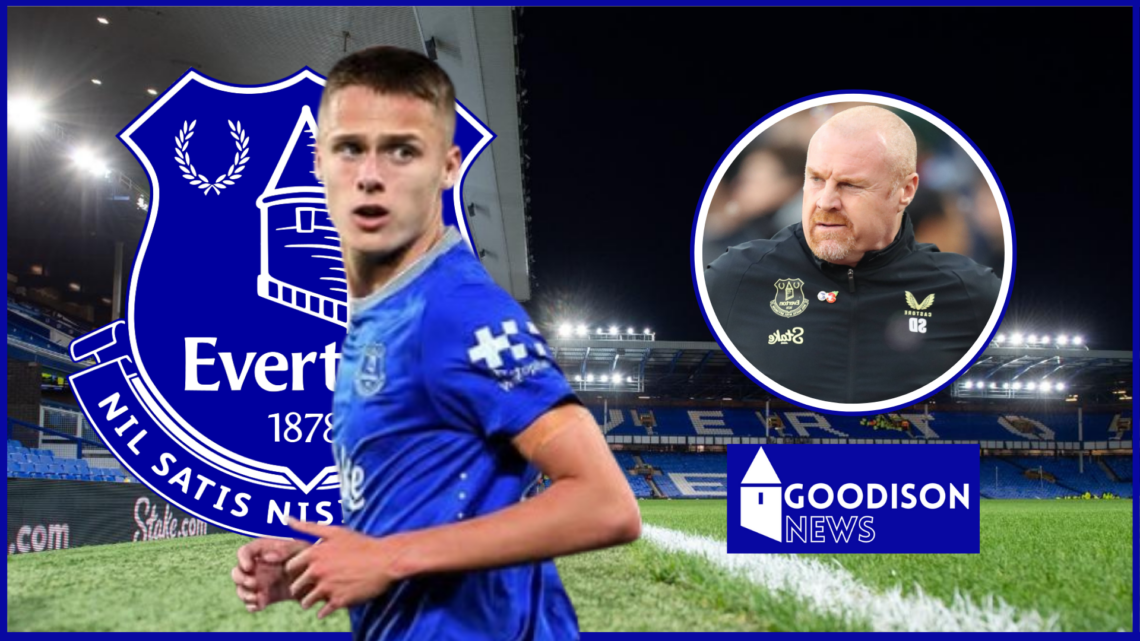 Harrison Armstrong, Sean Dyche, Everton badge