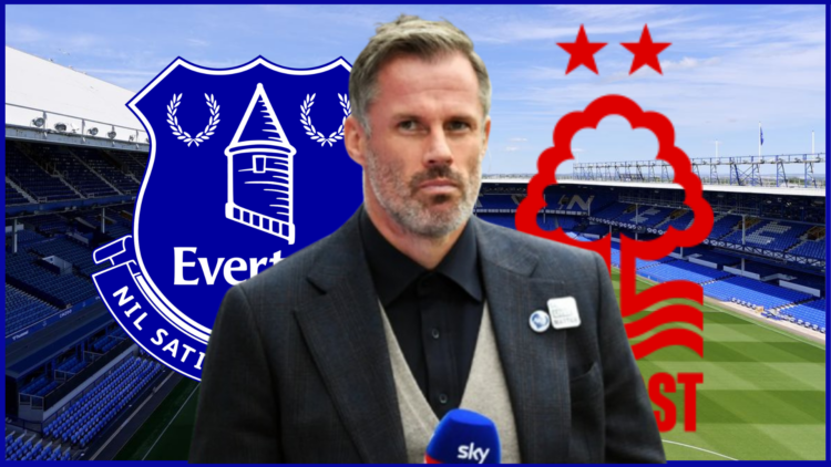 Jamie Carragher, Everton badge, Nottingham Forest badge