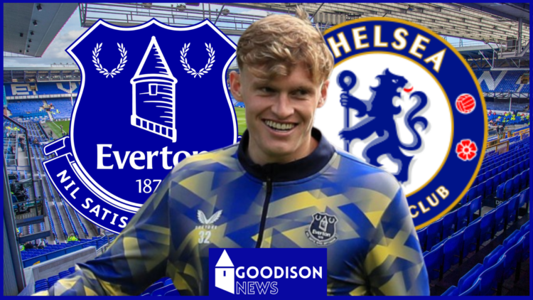 Jarrad Branthwaite, Everton badge, Chelsea badge