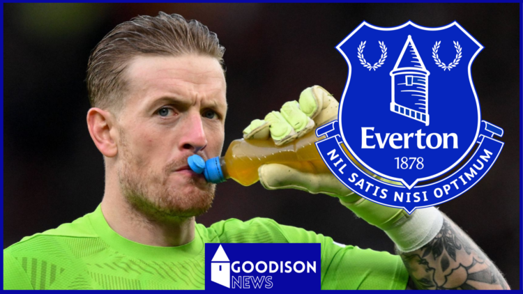 Jordan Pickford, Everton badge