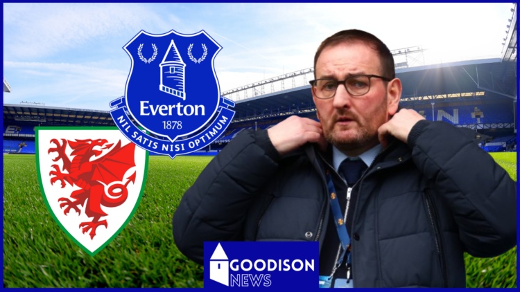 Kevin Thelwell, Everton badge, Wales badge