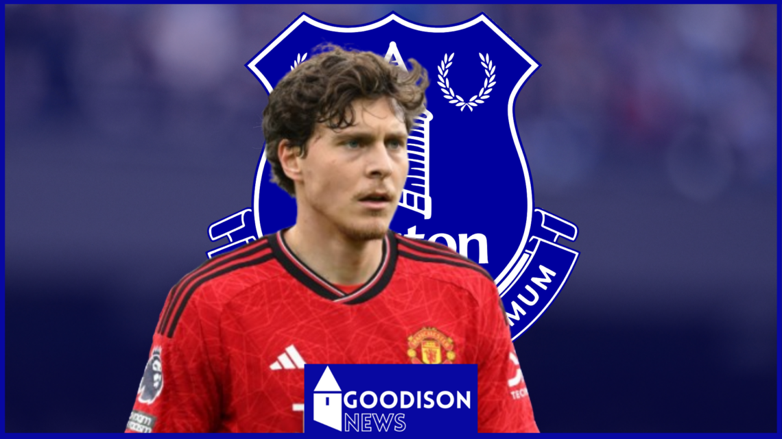 Manchester United defender Victor Lindelof Everton