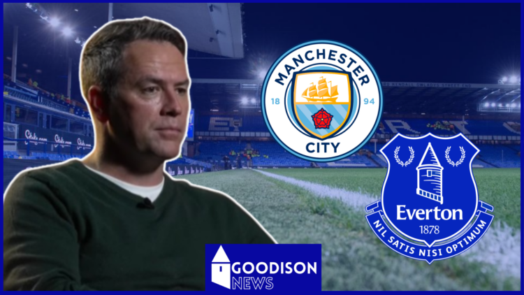 Michael Owen, Manchester City badge, Everton badge