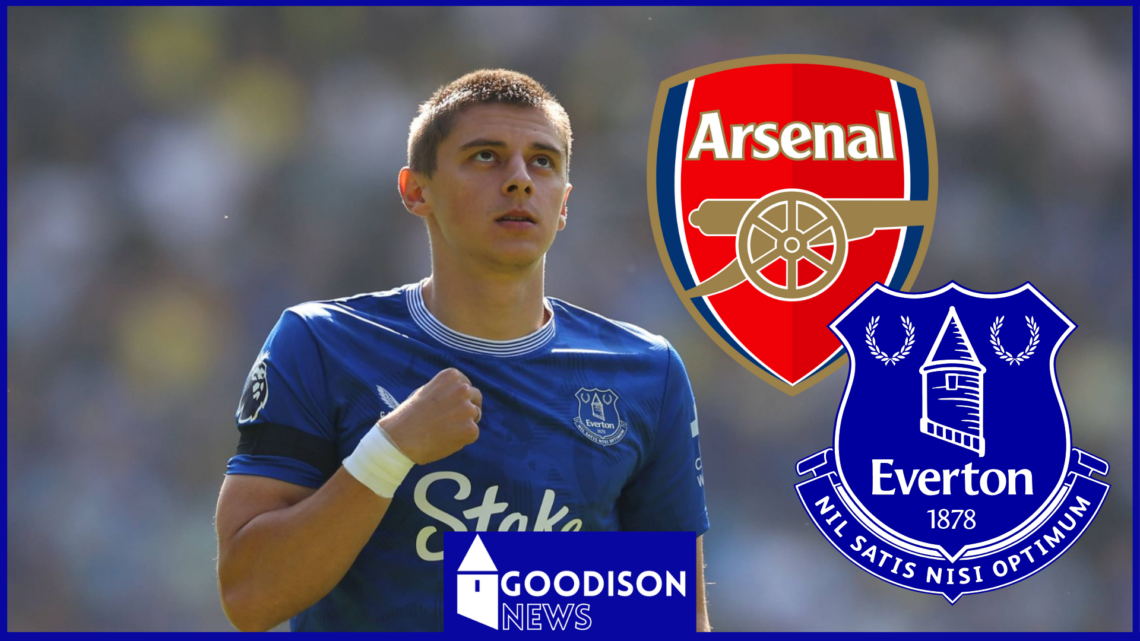 Vitaliy Mykolenko, Arsenal, Everton