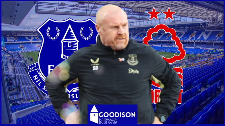 Sean Dyche, Everton badge, Nottingham Forest badge