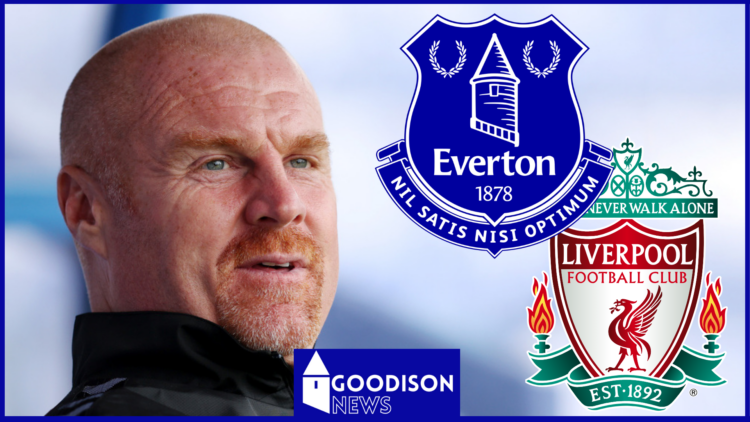 Sean Dyche, Everton badge, Liverpool badge