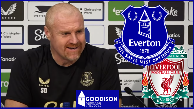 Sean Dyche, Everton badge, Liverpool badge