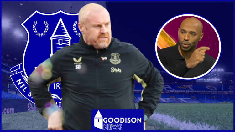 Sean Dyche, Thierry Henry, Everton badge