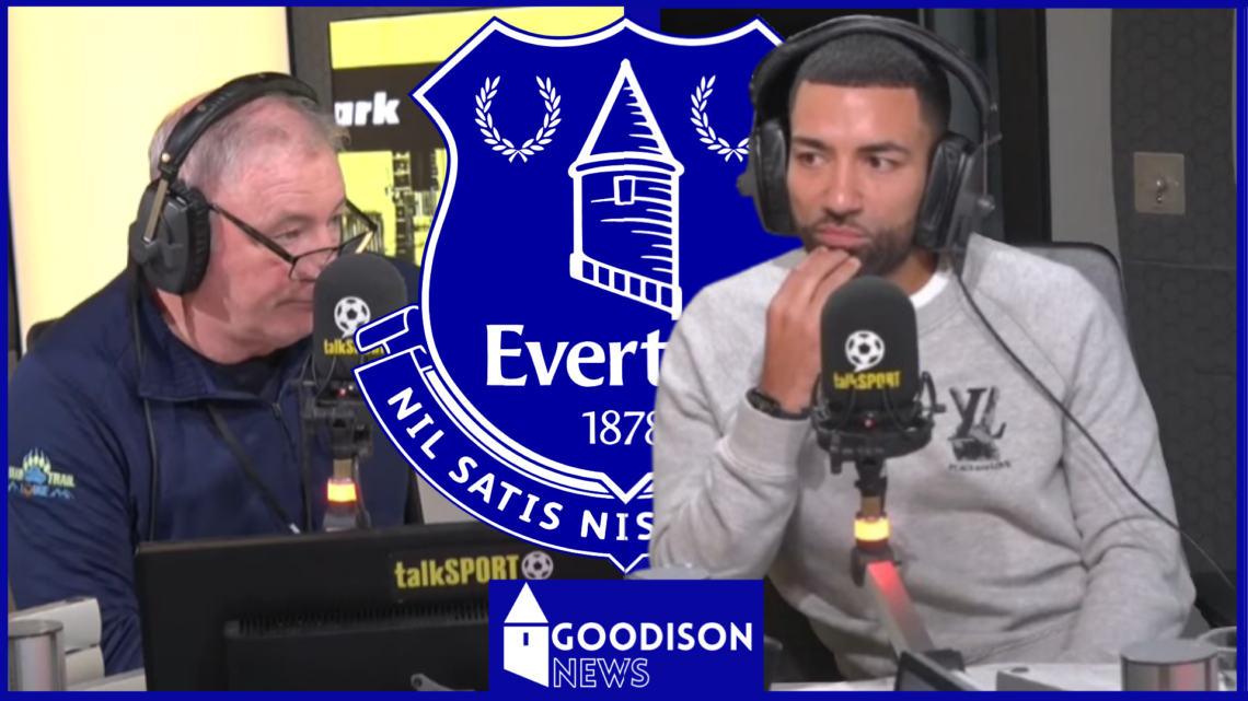 Aaron Lennon Ally McCoist Everton badge