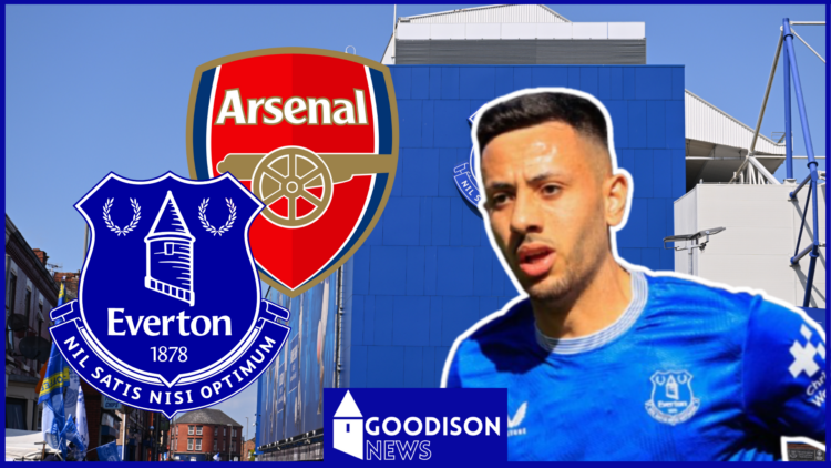 Dwight McNeil Everton Arsenal badges