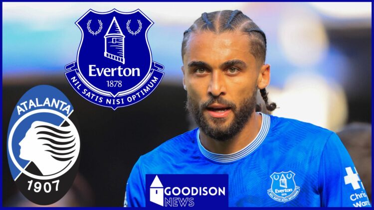 Everton badge, Atalanta badge, Dominic Calvert-Lewin