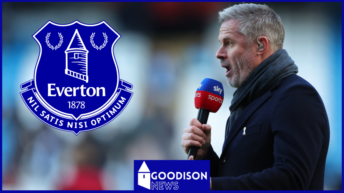 Jamie Carragher Everton badge