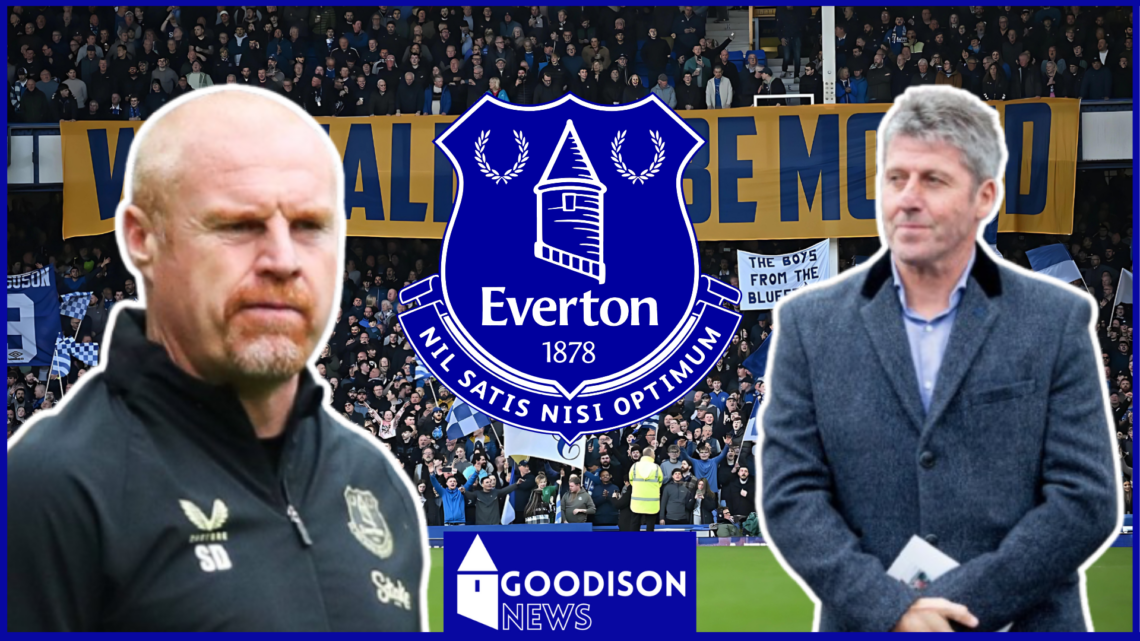 Sean Dyche Andy Townsend Everton badge