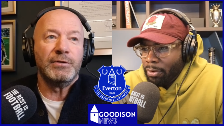 Alan Shearer, Micah Richards, Everton badge