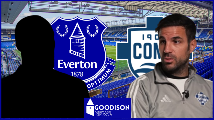 Cesc Fabregas, Beto, Everton badge, Como badge