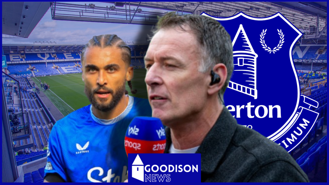 Chris Sutton, Dominic Calvert-Lewin, Everton badge