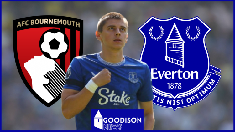 Vitalii Mykolenko AFC Bournemouth Everton badges