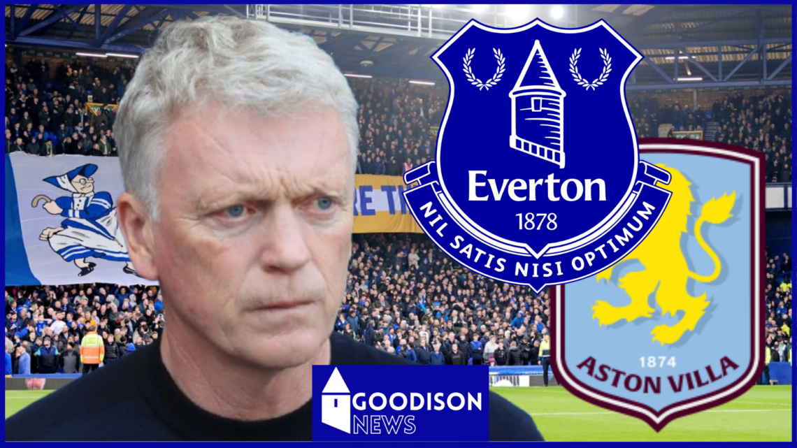 David Moyes, Everton badge, Aston Villa badge