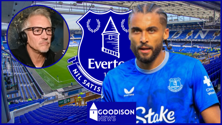 Dominic Calvert-Lewin, Gary Lineker, Everton badge