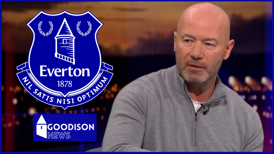 Everton badge Alan Shearer