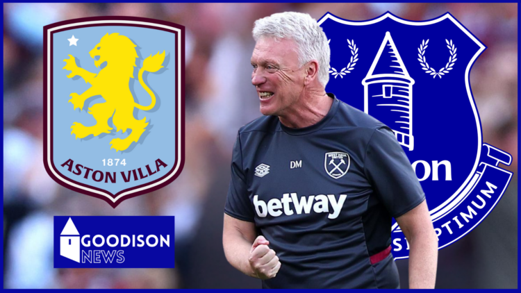 Everton badge Aston Villa Moyes