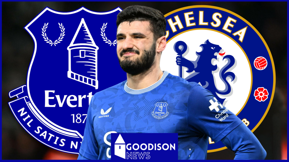 Everton badge Chelsea Broja