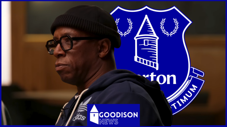Everton badge Ian Wright