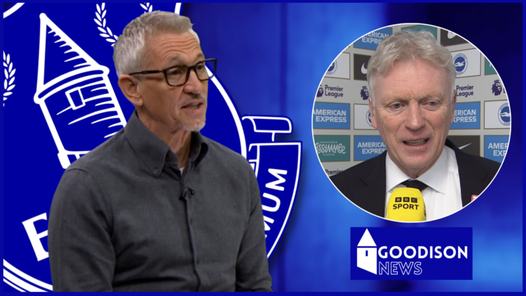 Everton badge Lineker Moyes