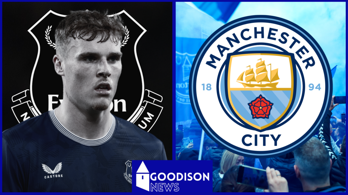 Everton badge Manchester City O'Brien