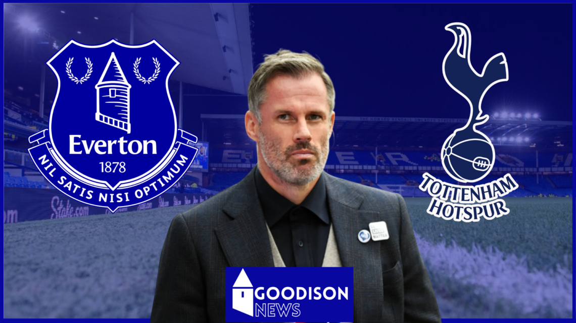Everton badge, Tottenham badge, Jamie Carragher