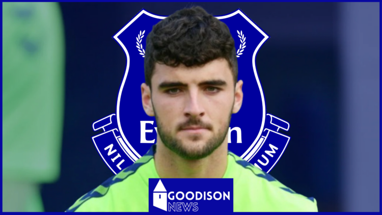 Everton striker Tom Cannon