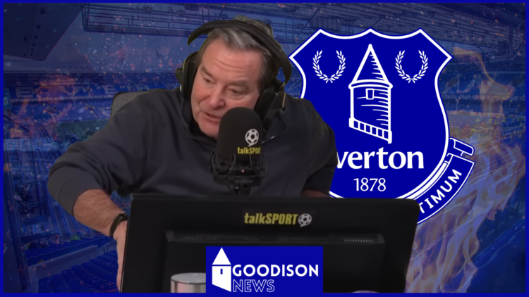 Jeff Stelling, Everton badge